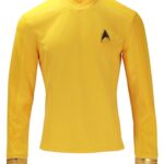 Strange New Worlds Captain Pike Gold Uniforms Startfleet Yellow Top Shirts