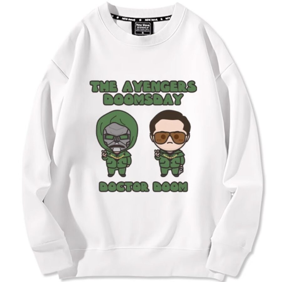 Dr. Doom Stark Iron Man Avengers 5 Cartoon  Hoodie