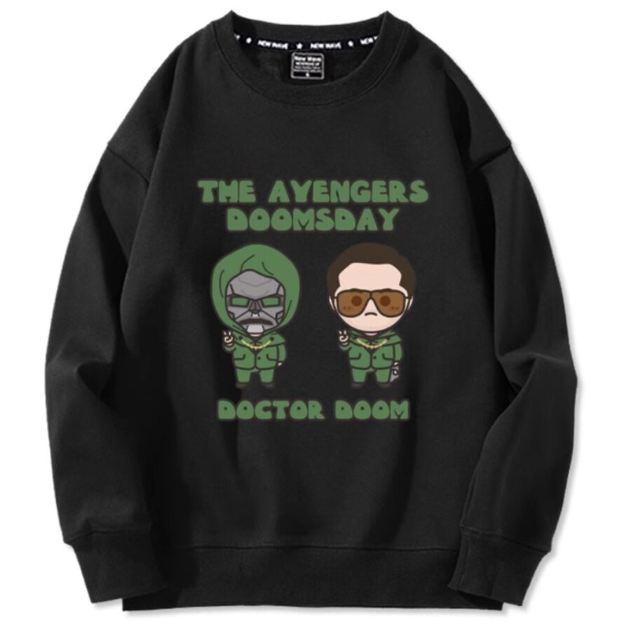 Dr. Doom Stark Iron Man Avengers 5 Cartoon  Hoodie
