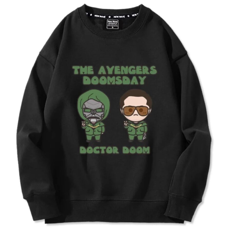 Dr. Doom Stark Iron Man Avengers 5 Cartoon Thick warm Hoodie