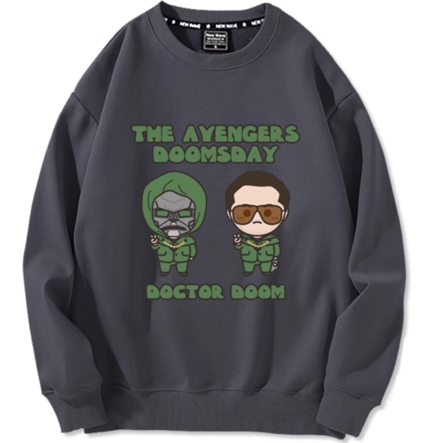 Dr. Doom Stark Iron Man Avengers 5 Cartoon Hoodie