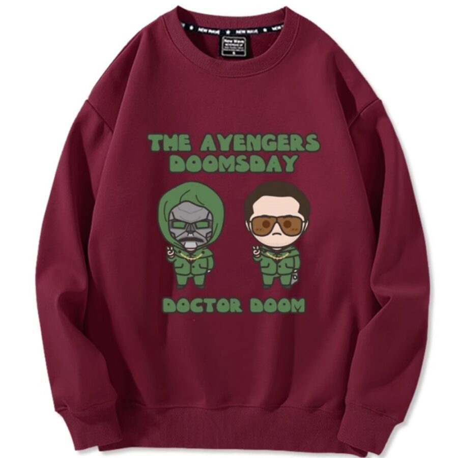 Dr. Doom Stark Iron Man Avengers 5 Cartoon  Hoodie